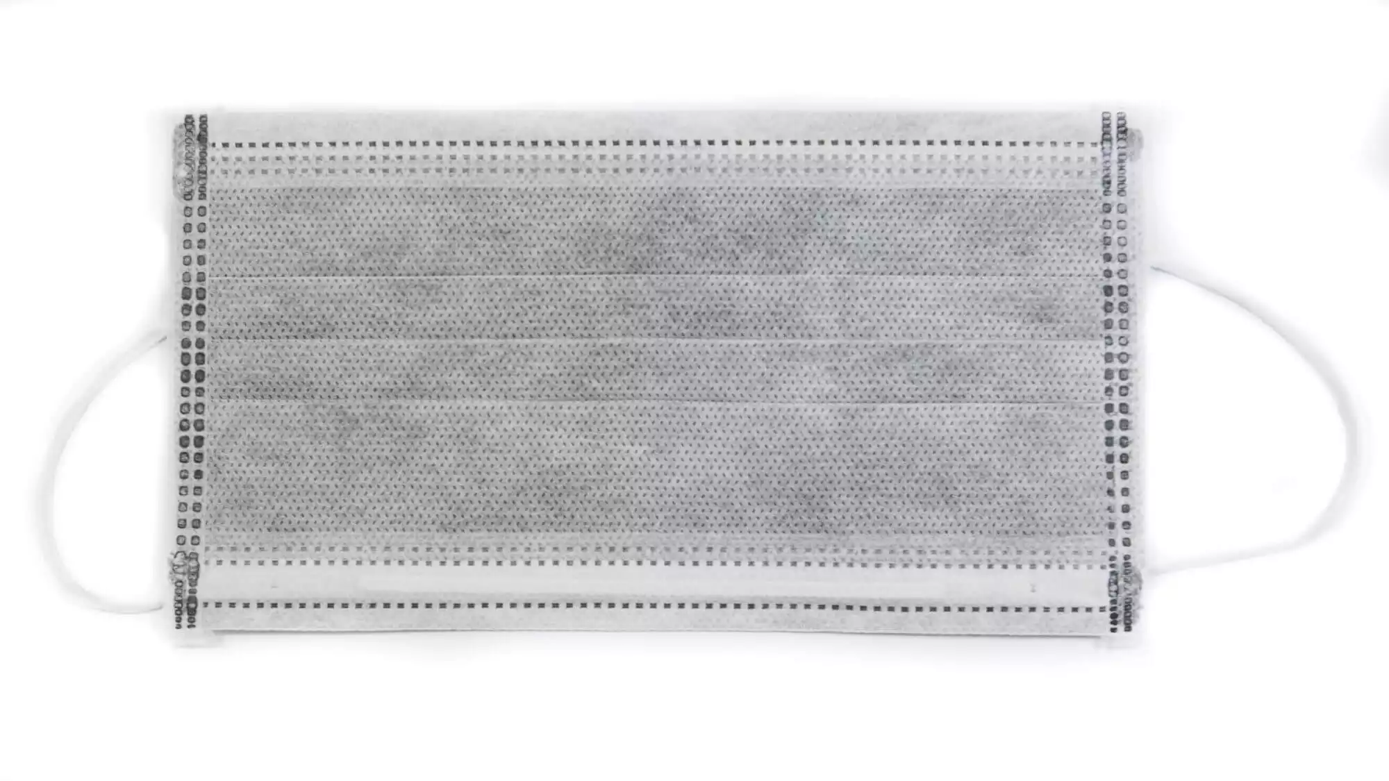 Маска 4-х слойная, взрослая с угольным фильтром, с носовым фиксатором, на резинке, нестерильная, упаковка 100шт