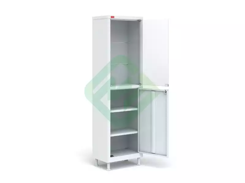 Шкаф медицинский ПАКС металл М1 165.50.32 С, для хранения медицинского инвентаря,размер 500*320*1655мм