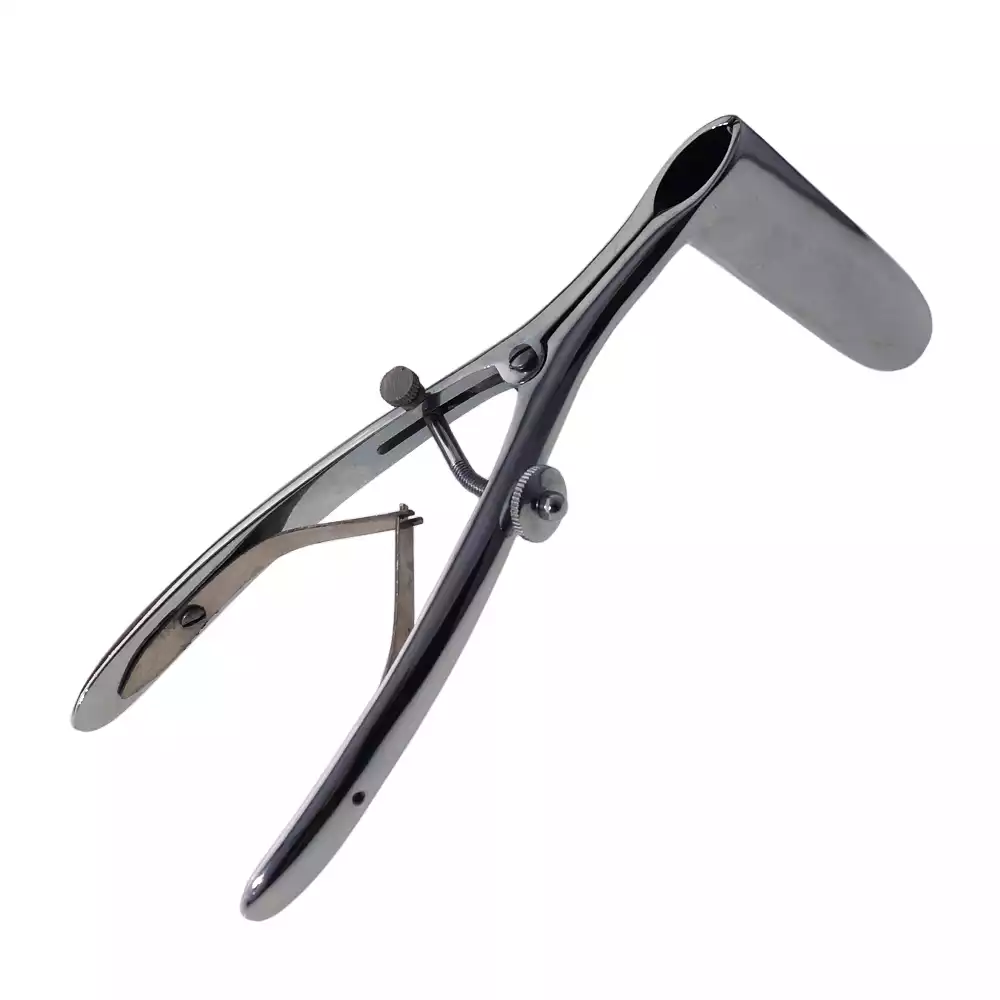 Зеркало Sims 53-100-1 ректальное двухстворчатое операционное, размер  200*25 мм., аналог З-63