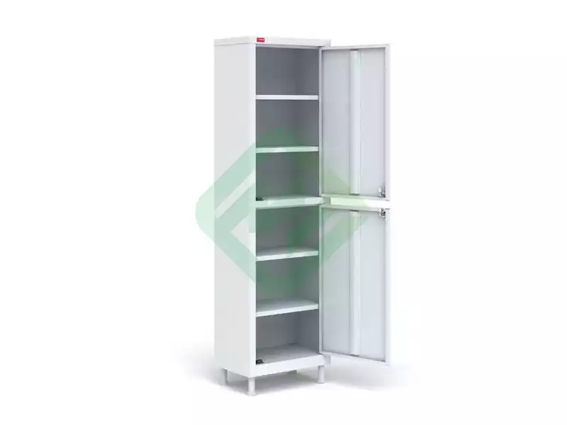 Шкаф медицинский ПАКС металл М1 165.50.32 М, для хранения медицинского инвентаря, размер 500*320*1655мм