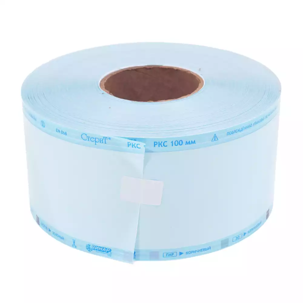 Рулон д/стерил.комбинированный плоский DENTAL FORMULA 100мм х 200м