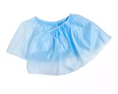 Бахилы 160 мм на резинке, стерильные , пл 42 в инд уп