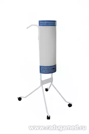 Облучатель-рециркулятор бактерицидный ОБР 15/2-П- Мед ТеКо, передвижной на колесах