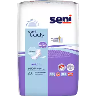 Прокладки урологические Seni Lady Normal упаковка 20шт