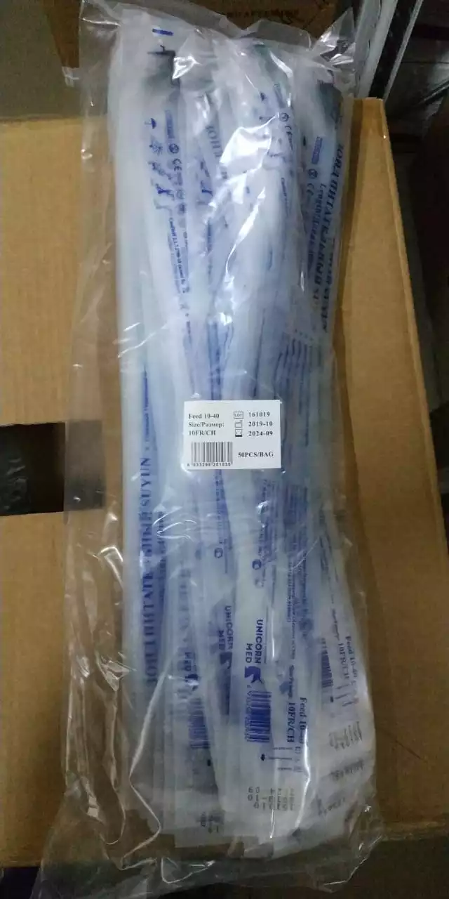 Зонд питательный CH-10, длина 40 см, диаметр 2,1/3,3мм, разъем Луер-лок, РКП, цвет черный, стерильный, упаковка прямая