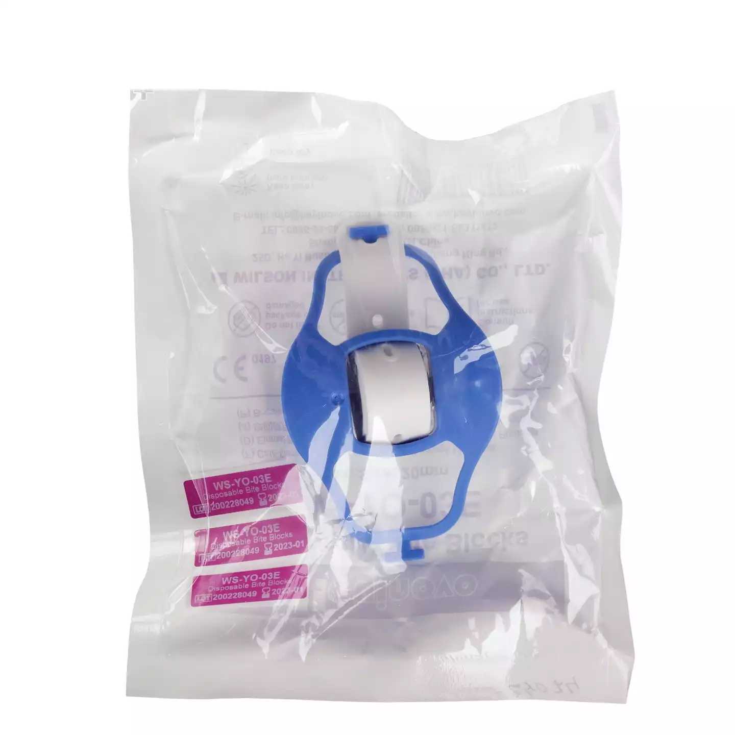 Загубник для эндоскопии стерильный с фиксатором (резиновая лента)