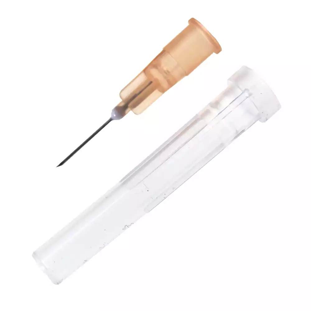 Игла инъекционная одноразовая стерильная 26Gх1/2 (0,45х12мм), цвет коричневый