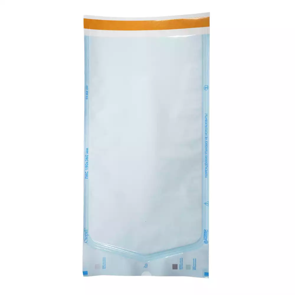 Пакет СтериТ, размер 190*360мм, комбинированный, самоклеющийся, упаковка 100шт