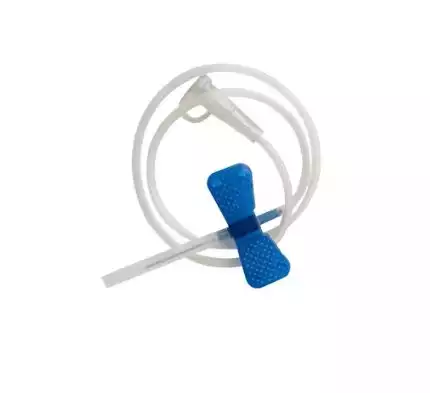 Устройство для вливания в малые вены:игла-бабочка (минивен) 23G (0,6х19мм), длина трубки 30 см, соединение Луер Слип, стерильная