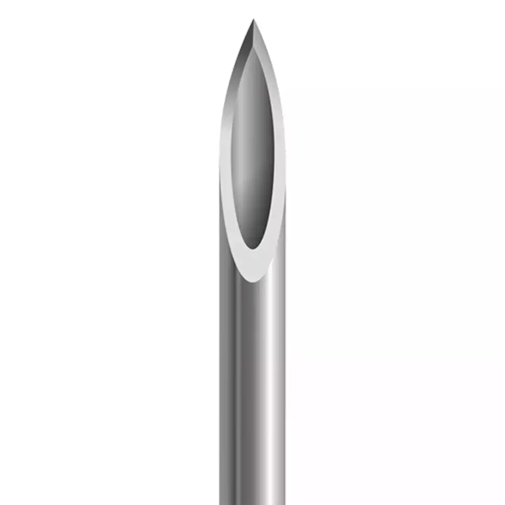 Игла спинальная Quincke 25G (0,5*90мм), с проводником, стерильная, оранжевая