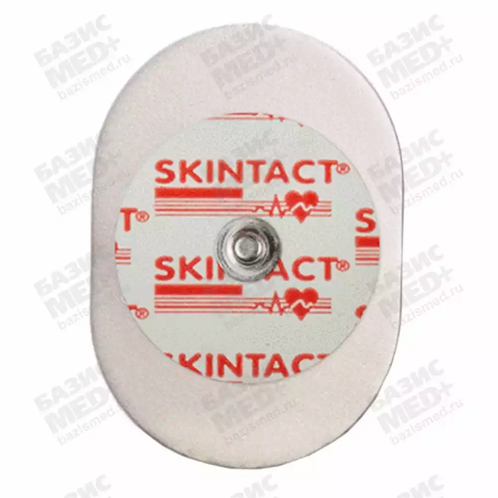 Электроды для ЭКГ, Skintact F-521, размер 35*50мм, самоклеющиеся, твердый двухкомпонентный гель Aqua Tac, одноразовые, упаковка 30шт