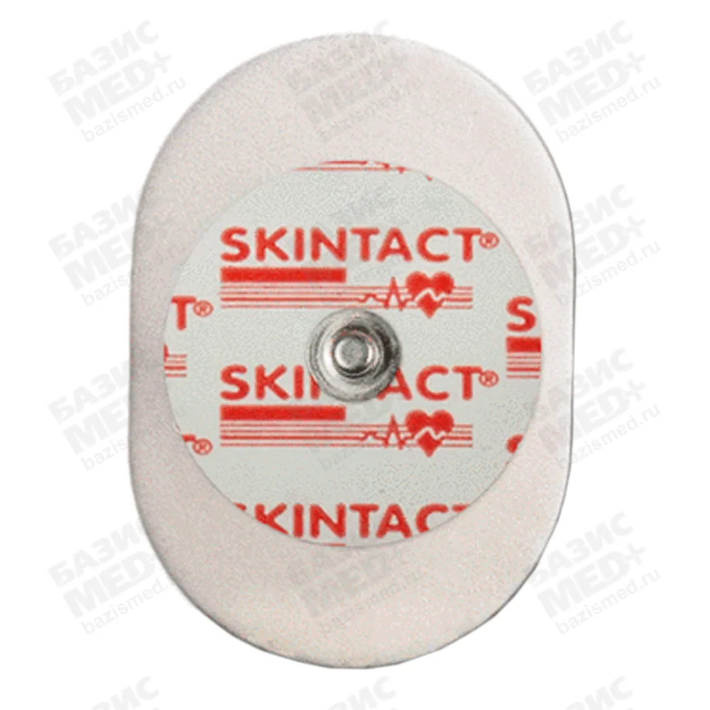 Электроды для ЭКГ, Skintact F-521, размер 35*50мм, самоклеющиеся, твердый двухкомпонентный гель Aqua Tac, одноразовые, упаковка 30шт