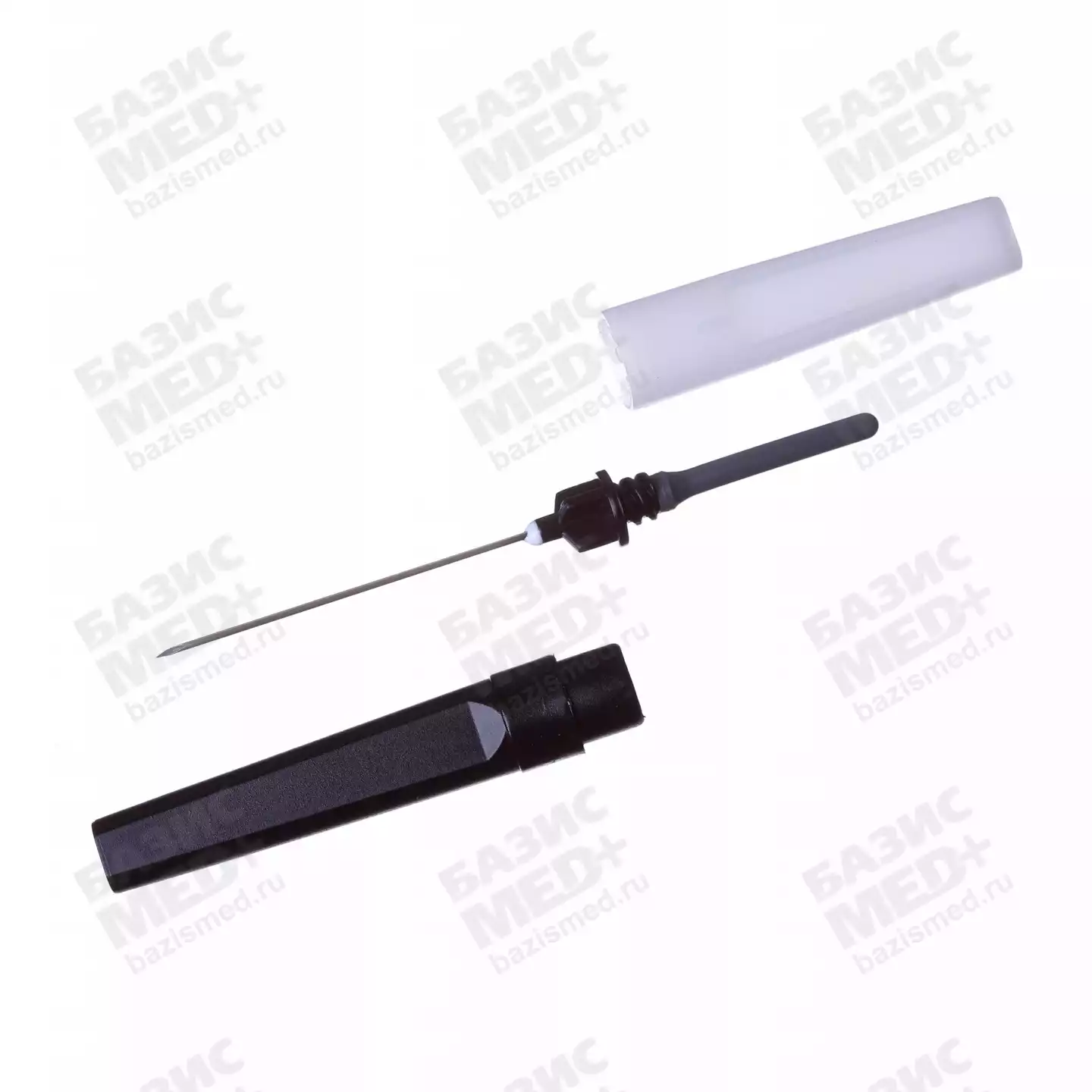 Игла Improvacuter 2-сторонняя 22G, 1/2, 0,7*38мм, цвет черный