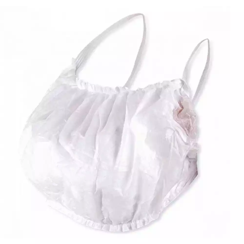 Бюстье с открытой спинкой, спанлейс 40г/м2, белый