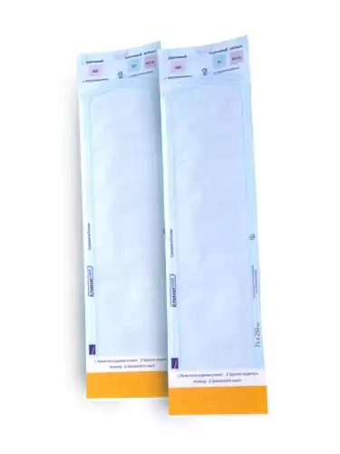 Пакет Клинипак, размер 150*60*300мм,  для пар/газ/плазменной и радиационной стерилизации, самозапечатывающиеся (бумага/пленка), упаковка 100шт