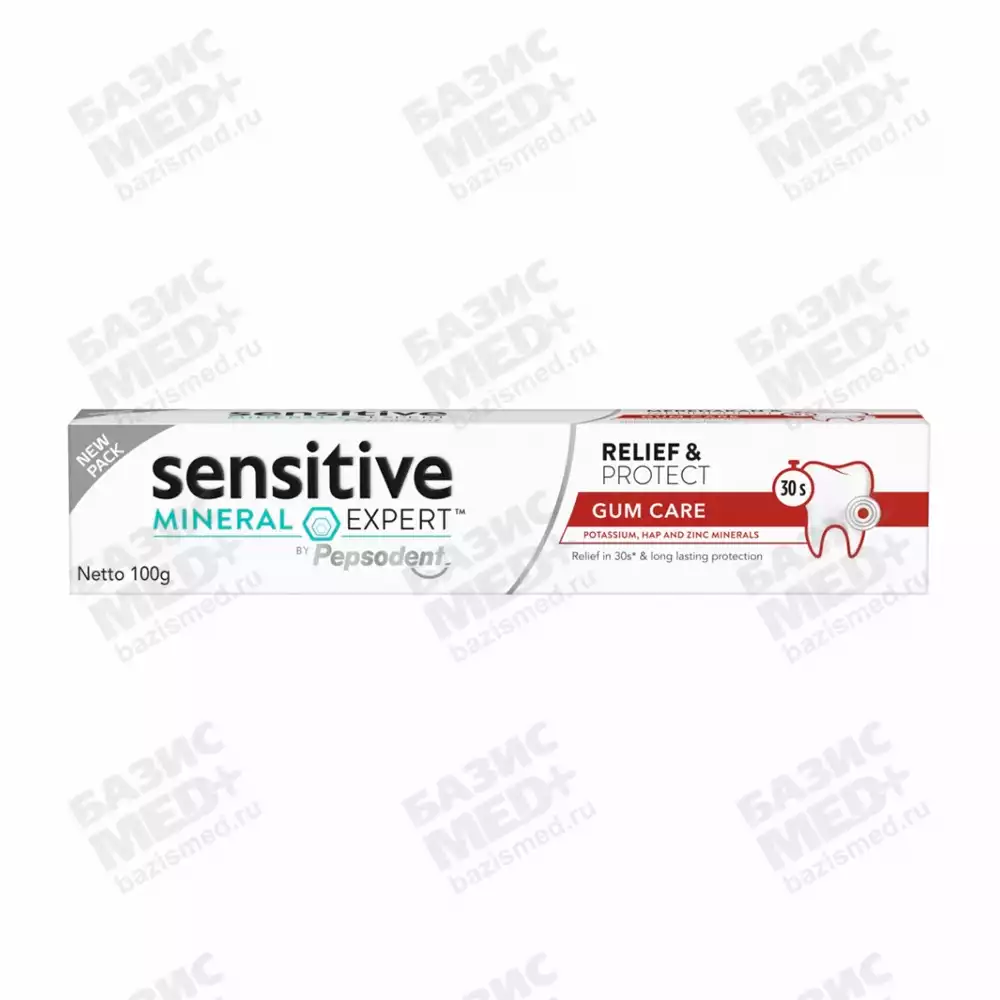 Паста зубная SENSITIVE MINERAL EXPERT Уход за деснами, 100гр