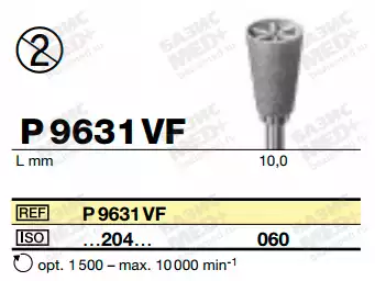 Полир для профилактики P 9631 VF 204.060 серый