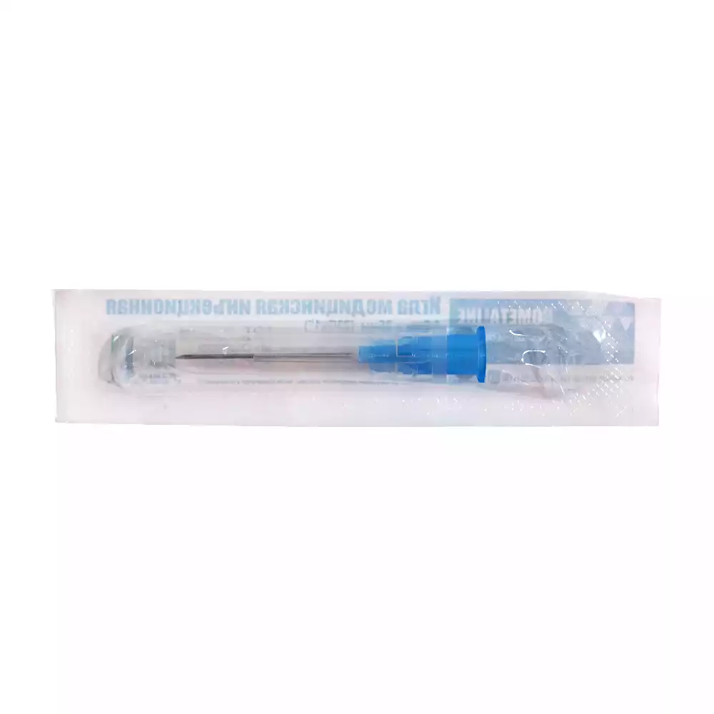 Игла инъекционная 23G (0,6х25мм), тонкая стенка, стерильная, синяя