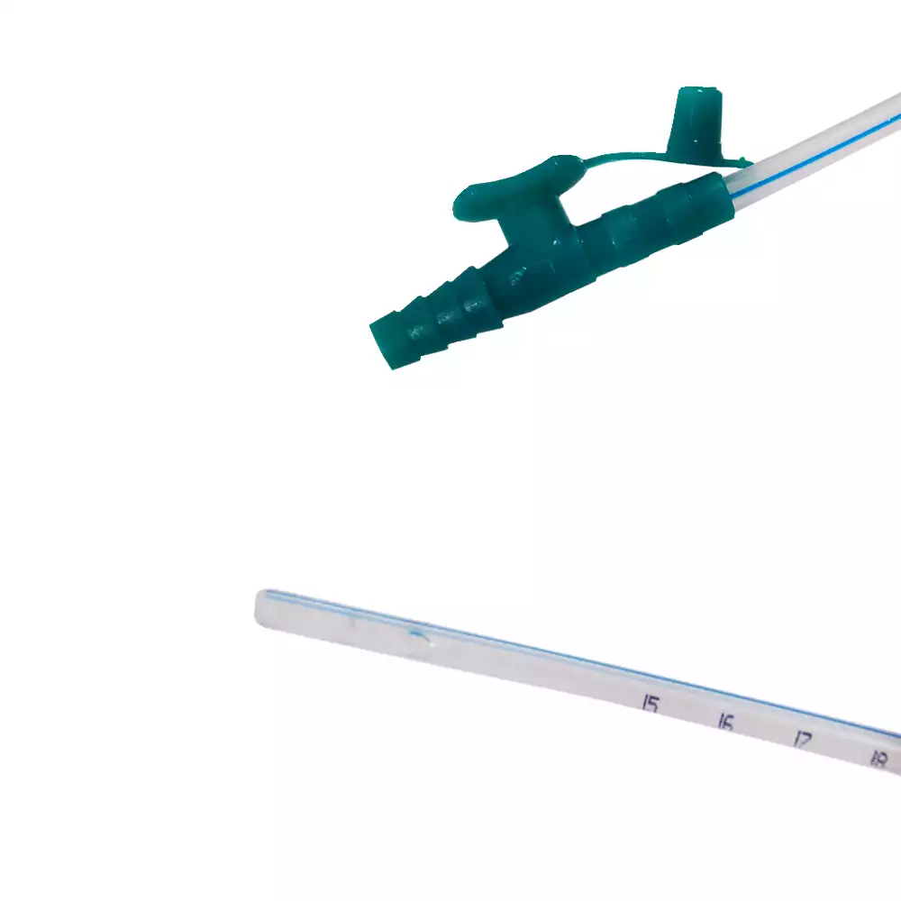 Катетер (зонд)  аспирационный ВАКУТЕК с портом Капкон CH-14, диаметр 3,3/4,7мм, длина 50см, цвет зеленый, стерильный