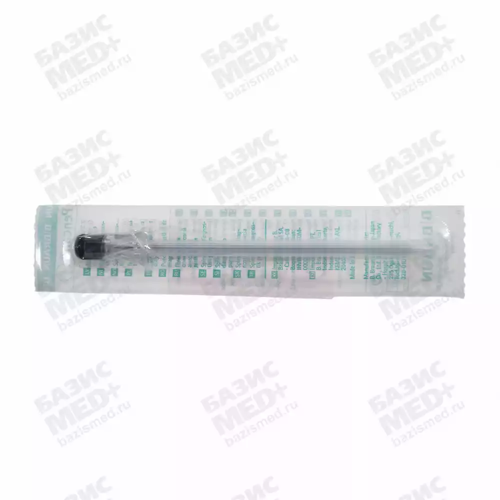 Игла спинальная Pencil Point 22G (0,70х88мм) Pencan®, стерильная, черная