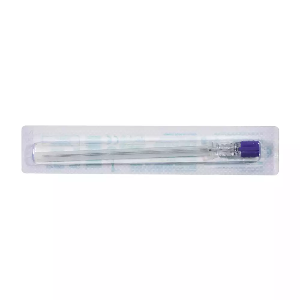 Игла спинальная Quincke 24G (0,55*90мм), Medispine INEKTA , стерильная, цвет фиолетовый
