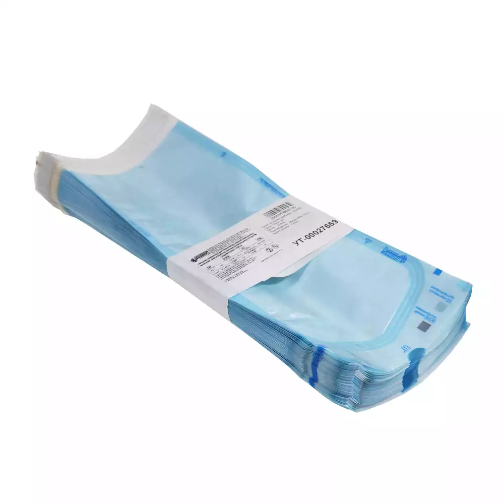 Пакет СтериТ, размер 130*3000мм, комбинированный, самоклеющийся, упаковка 100шт