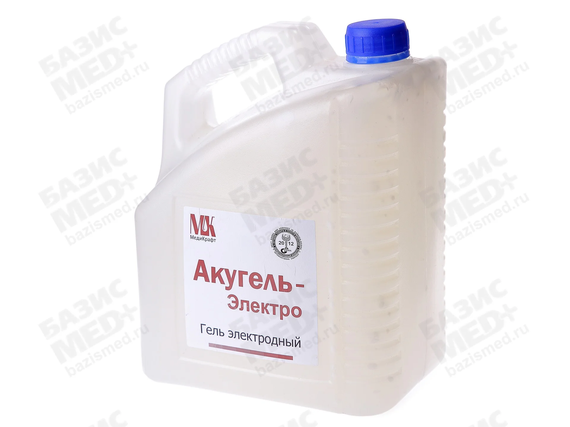 Гель Акугель-Электро, 5кг, бесцветный, для ЭКГ, РЭГ, ЭЭГ, ЭМС,стандартная электропроводность