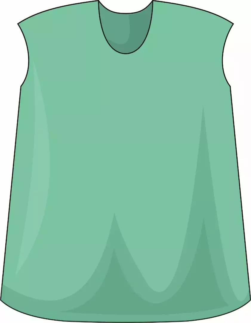 Рубашка для роженицы, длина 110см, материал СМС 25г/м2, нестерильная