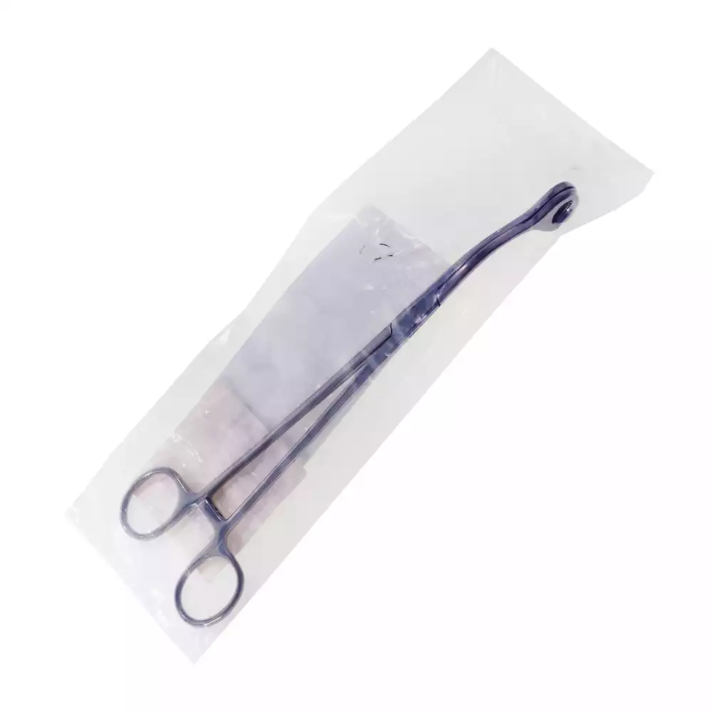 Щипцы Щ-55-1п геморроидальные окончатые изогнутые, длина 225мм