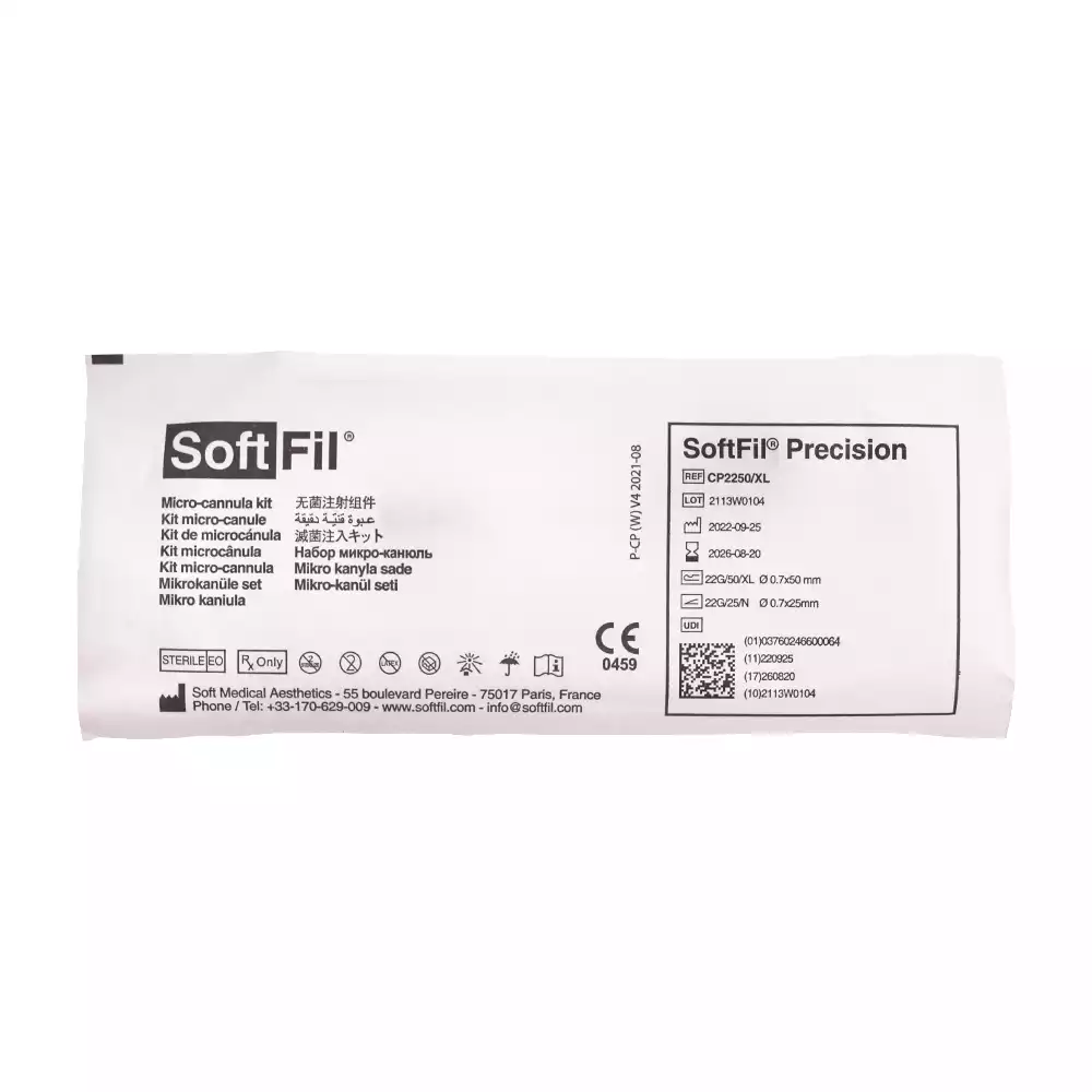 Канюля SoftFil Precision для контурной пластики, размер 22G*50мм, игла 22G*25мм, в комплекте