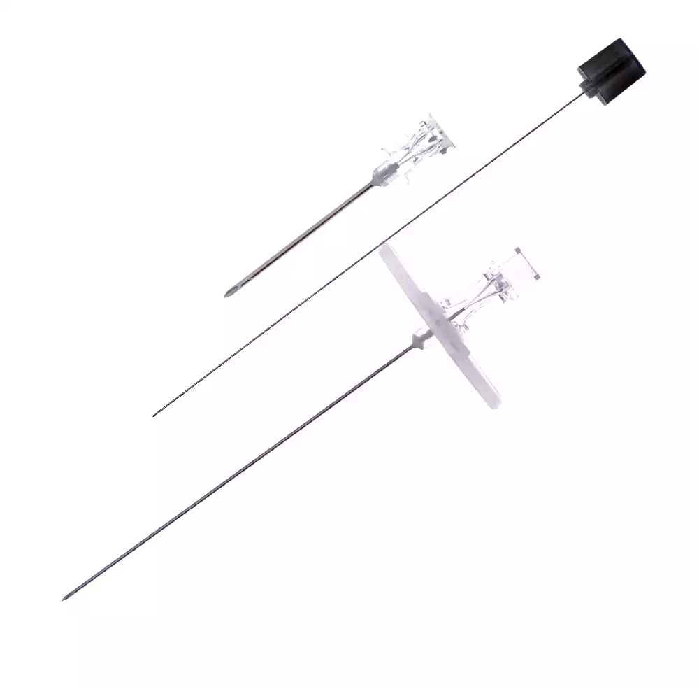 Игла спинальная Pencil Point 22G (0,7х90мм), с проводником, стерильная, черная