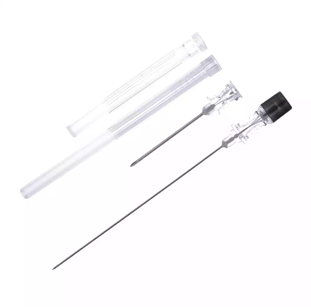 Игла спинальная Pencil Point 22G (0,7х90мм), с проводником, стерильная, черная