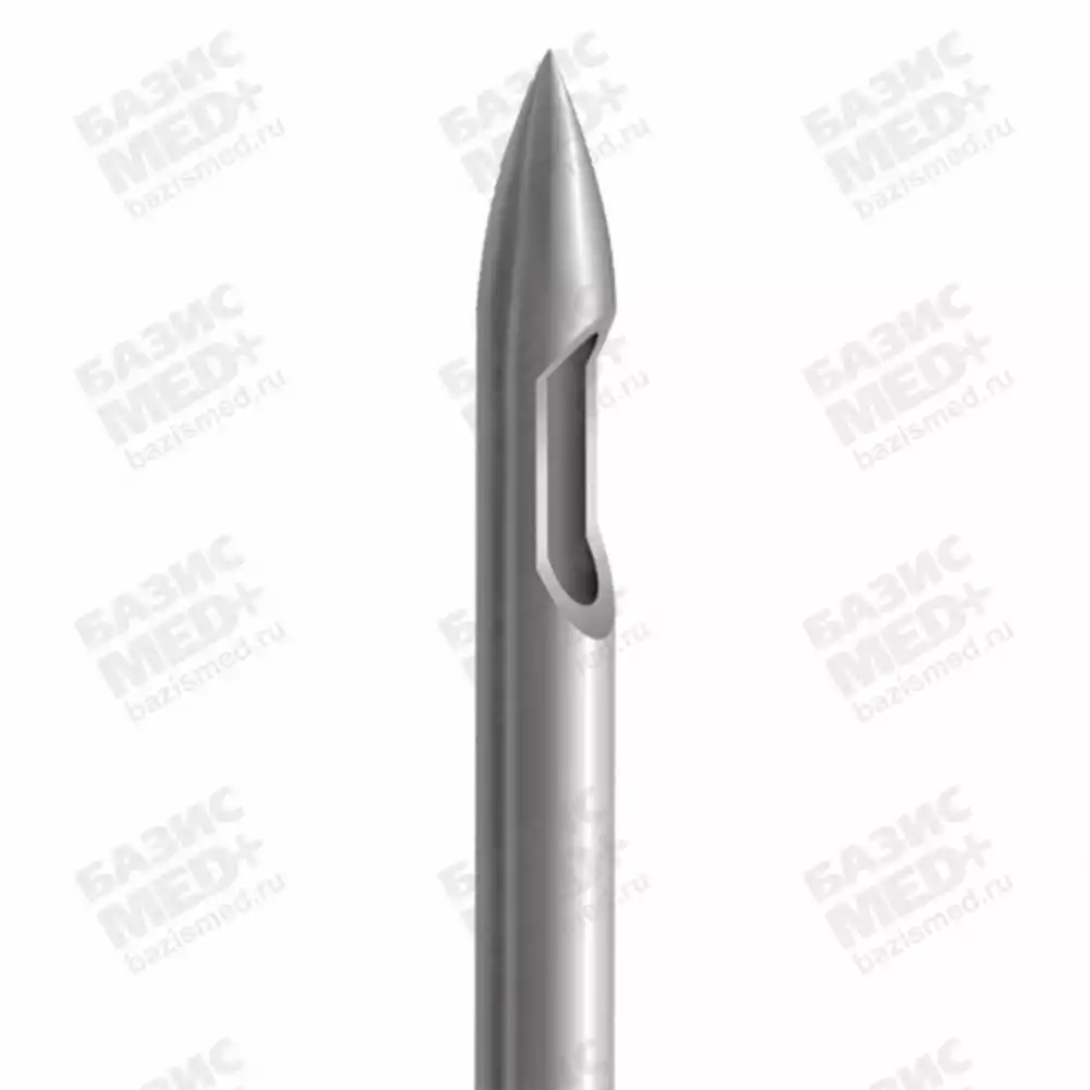 Игла спинальная Pencil Point 22G (0,7х90мм), с проводником, стерильная, черная