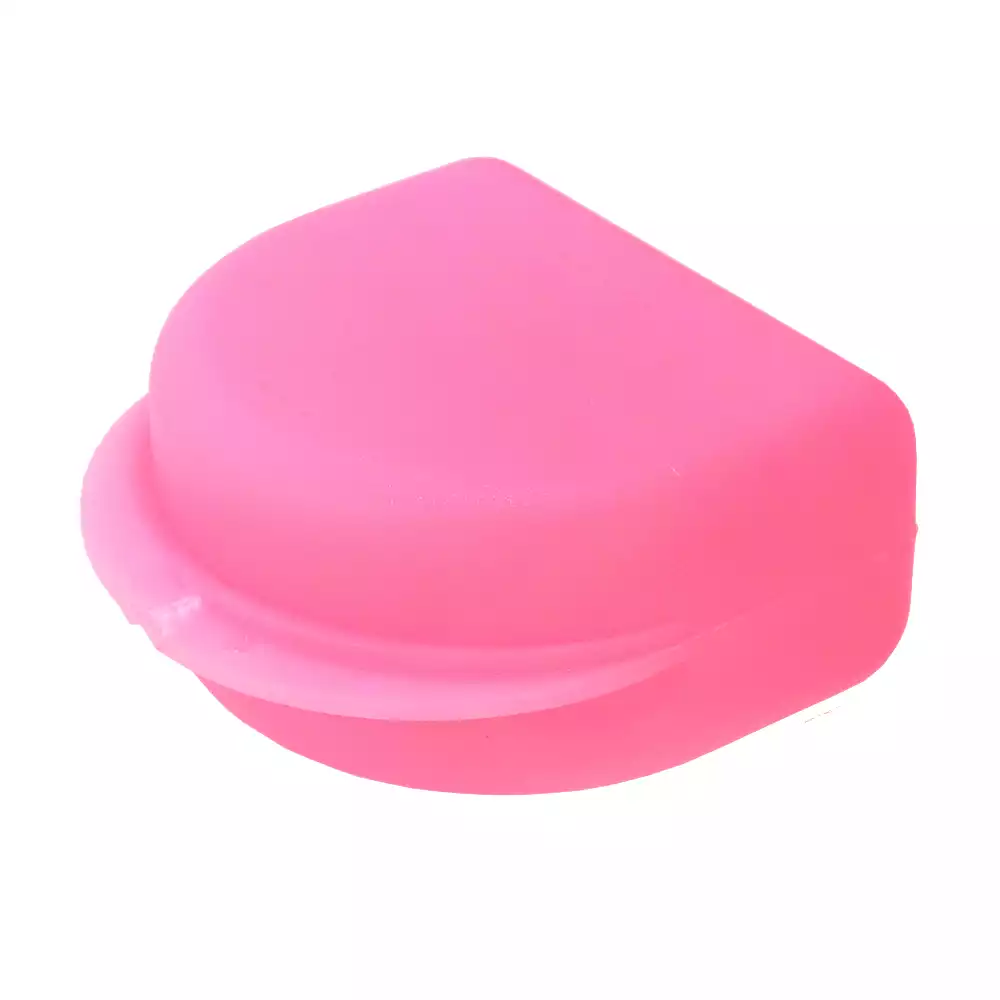 Контейнер для съемных ортодонт.аппаратов большой - цвет розовый