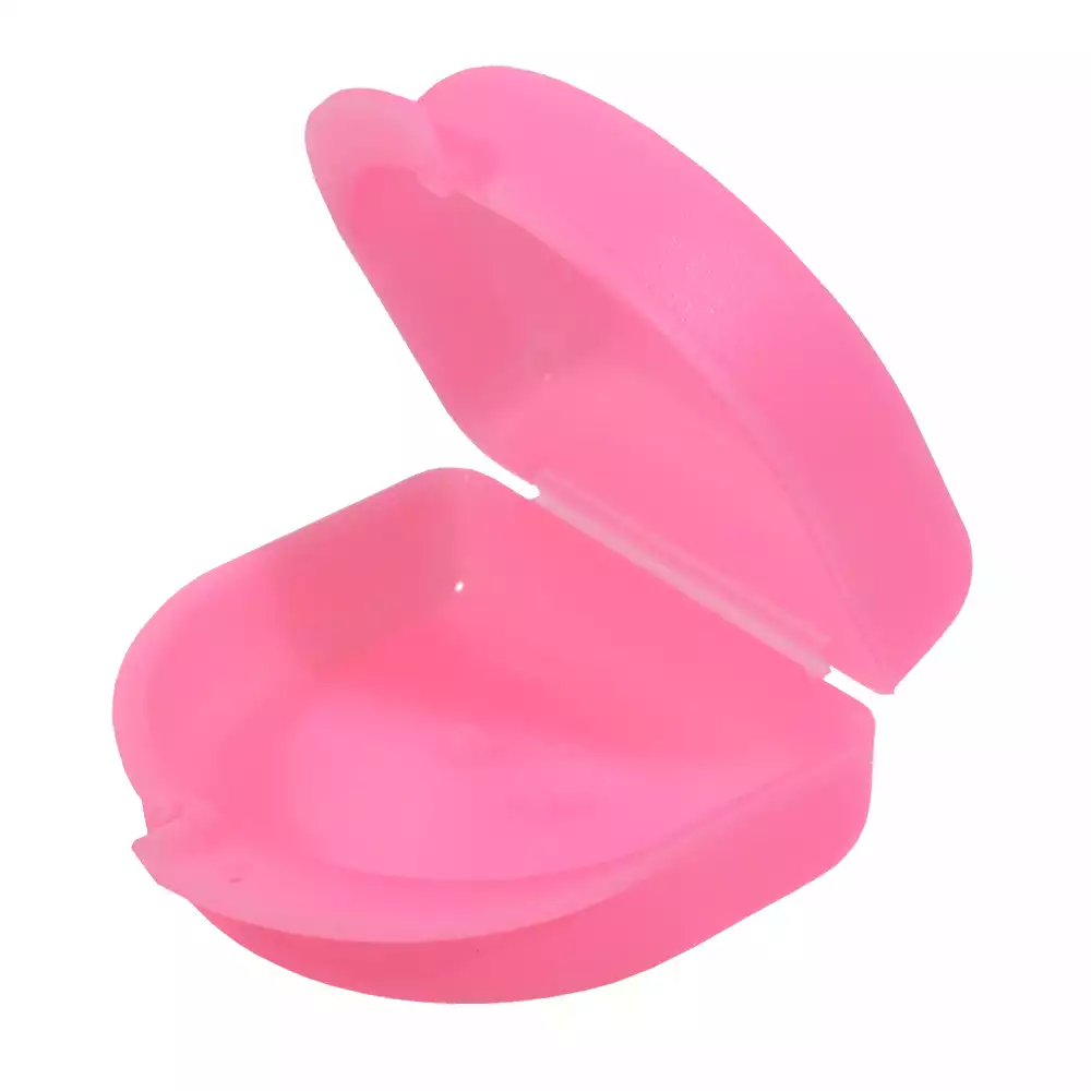 Контейнер для съемных ортодонт.аппаратов большой - цвет розовый