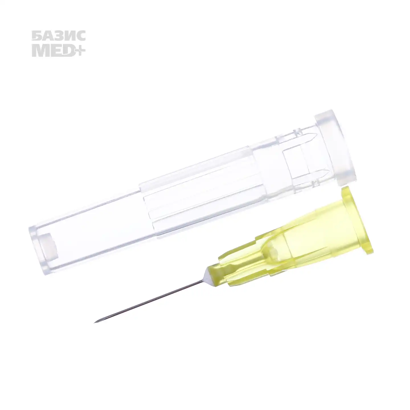 Игла для микроинъекций КОМЕТАLINE 30G (0,3х13мм), тонкая стенка, стерильная, желтая