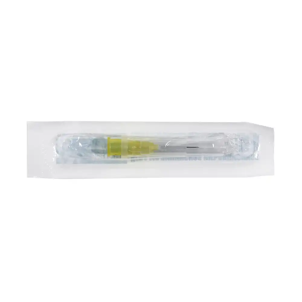 Игла для микроинъекций КОМЕТАLINE 30G (0,3х13мм), тонкая стенка, стерильная, желтая