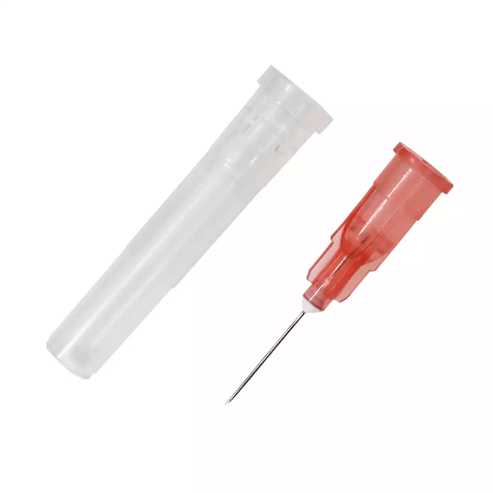 Игла для микроинъекций 29Gх1 1/2 (0,33х13 мм), стерильная, красная