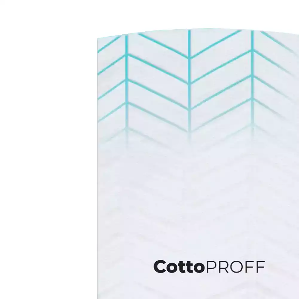 Салфетки CottoPROFF "Премиум" хлопковые, для уборки, размер 23*23см, в рулон 100шт