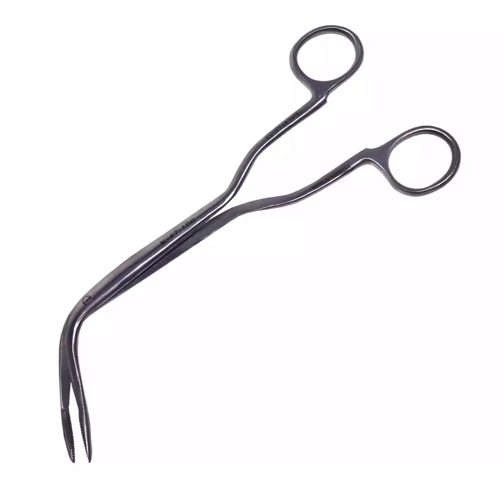 Щипцы З-145 Френкеля гортанные для извлечения инородных тел, изогнутые, длина 200мм, аналог Щ-4