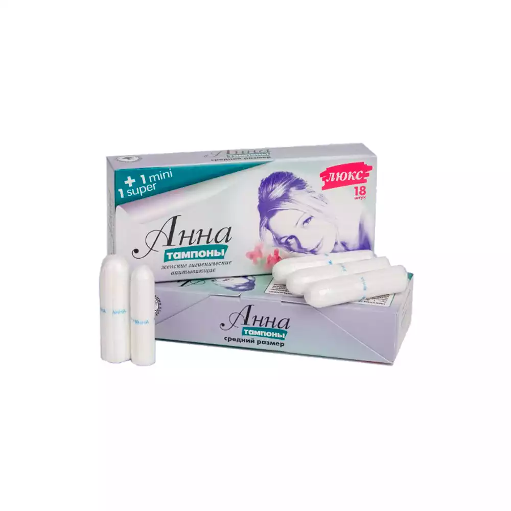 Тампоны "Анна" люкс normal №18 +1mini+1super