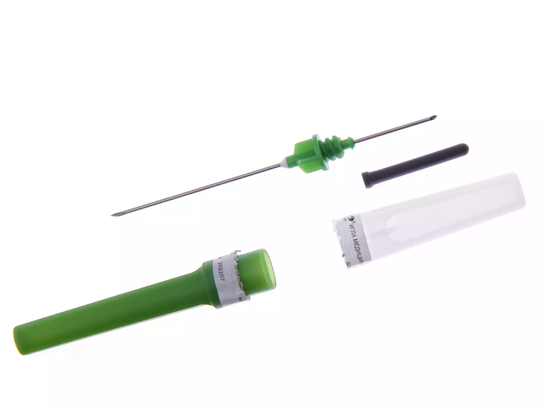 Игла Improvacuter 2-сторонняя, 21G*1, 1/2, 0,8*38мм, цвет зеленый