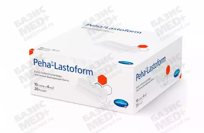 Бинт эластичный фиксирующий Peha-Lastoform 10 cм x 4 м №20