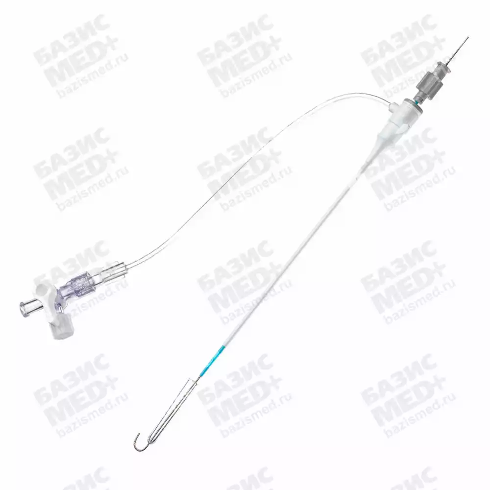 Катетеры Интродьюсер 6Fr (HC0611-35SJ45-N187-O), с принадлежностями, игла 18G - 70мм, цвет зеленый
