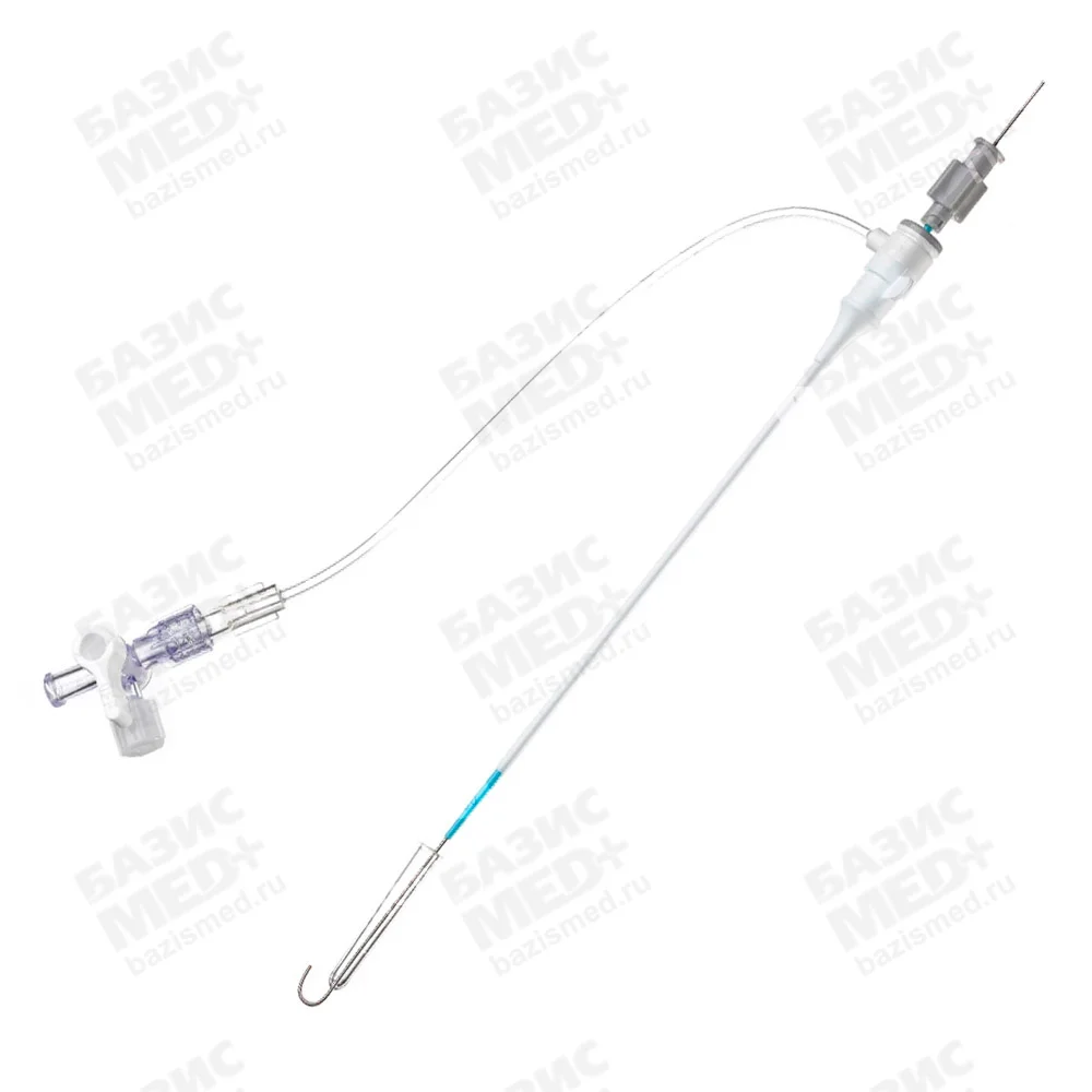 Катетеры Интродьюсер 6Fr (HC0611-35SJ45-N187-O), с принадлежностями, игла 18G - 70мм, цвет зеленый
