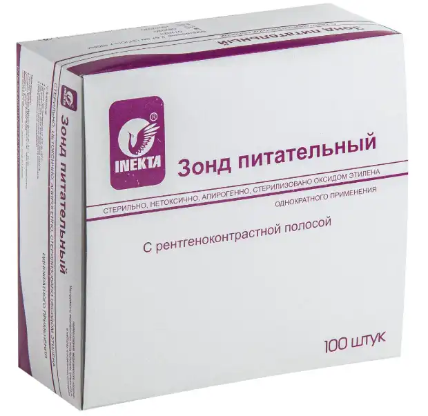 Катетер (зонд) INEKTA для энтерального питания СН-05, с рентгеноконтрастной полосой, длина 40 см