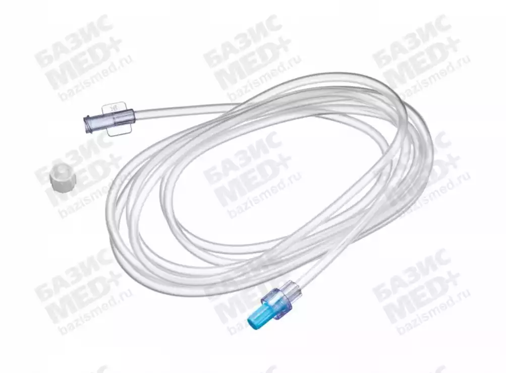 Линия (магистраль) инфузионная однократного применения Low Pressure Extension Line, внутренний диаметр 1,5 мм, внешний диаметр 2,7 мм, длина 150 см