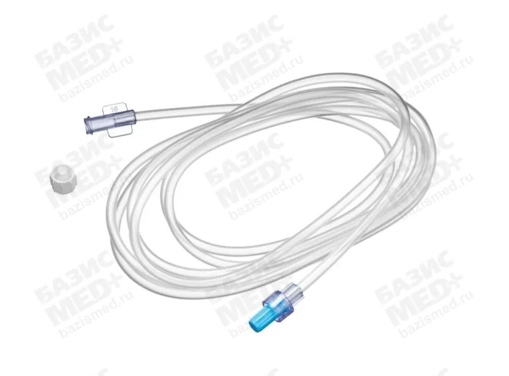 Линия (магистраль) инфузионная однократного применения Low Pressure Extension Line, внутренний диаметр 1,5 мм, внешний диаметр 2,7 мм, длина 150 см
