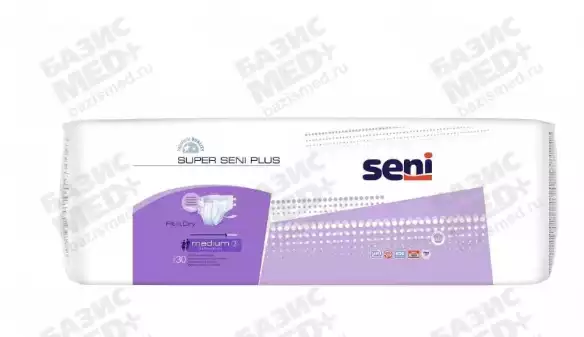 Подгузники для взрослых Super Seni Plus,medium 30 шт