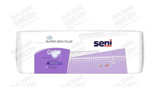 Подгузники для взрослых Super Seni Plus,medium 30 шт
